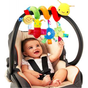 Jouet D'activit&eacute; Spiral Pour B&eacute;b&eacute; D&egrave;s 0 Mois Mobile D'&eacute;veil Avec Anneaux Suspendus Et Sonnailles Id&eacute;al Pour Poussette Si&egrave;ge Auto Et Lit Stimule Le D&eacute;veloppement Sensoriel Et La Motricit&eacute; Fine 19.9 X - Neuf