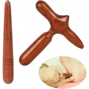 Kal-Lot De 2 Masseurs En Bois, Accessoires De Massage, Pour Les Pieds, Accessoires De Physiothérapie, Outils D'auto-Massage, Faciles À Transporter (Couleur Bois Brut) - Neuf