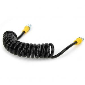 Tube de tuyau en spirale flexible de 1,5 m 63mpa Raccords r&eacute;sistants &agrave; la pression pour pompe de compresseur d'air 30mpa - Neuf