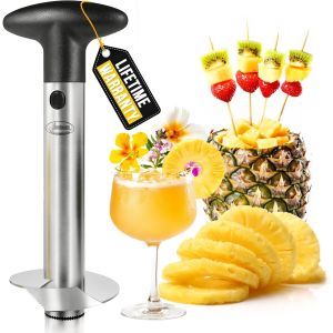 Kalanka-Newness Decoupe Ananas, &Eacute;plucheur Ananas Tranche Ananas Couteau D'ananas En Acier Inoxydable, Epluche Ananas [Am&eacute;lior&eacute;, Renforc&eacute;, Lame Plus &Eacute;paisse], Corer Pour La Maison Et La Cuisine - Neuf