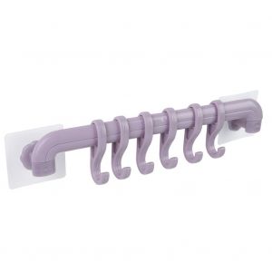 Hjlian Crochets Muraux A Ventouse Robustes Pour Cuisine, Salle De Bain, Rangement De Serviettes (Violet) - Neuf