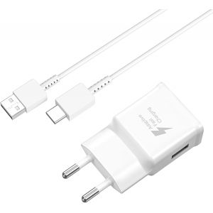 LORANKA-Adaptateur de c&acirc;ble de Charge Samsung 15 W avec Fonction de Charge Rapide, Chargeur USB-C pour Samsung Galaxy S10,S9,S8,S10e,S10+,A15,A55,A25,A35,A34,A05S,A54,S23,S22,S21,A52,A51,c&acirc;ble C 2 m - Neuf