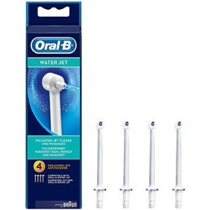 Kgabery-Lot De 4 Buses De Rechange Waterjet Pour Lavage Bucco-Dentaire Et Nettoyant Interdentaire,Pour Un Nettoyage Complet Des Dents Et Un Massage Des Gencives,Blanches - Neuf