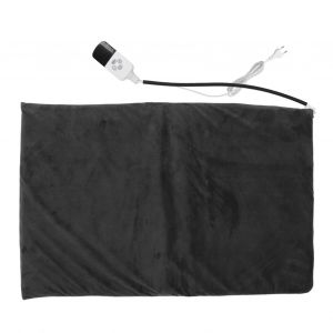 HJLIAN Coussin chauffant electrique pour animaux de compagnie, impermeable, en PVC, resistant aux morsures, 9 vitesses de reglage de la temperature, couverture chauffante pour animaux de compagnie avec minuterie, prise UE 230 V - Neuf