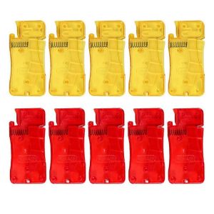 Enfile-Aiguille Automatique Pour La Couture À La Main,Rouge + Jaune 10pcs - Neuf