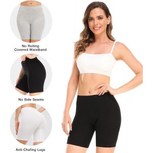 Pantalon De Cyclisme Pour Femme - Short Court - Sous-Vêtement - En Coton - Taille S À 4xl - Neuf