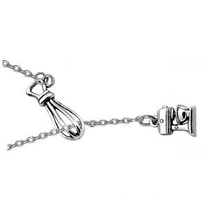 Collier Pendentif Machine À Gâteaux Pour Chefs Et Mamans, Bijou De Noël Créatif, Cadeau Tendance Pour Les Passionnés De Pâtisserie - Neuf