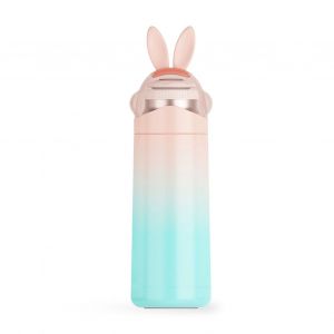 Hjlian Bouteille Isotherme En Forme De Lapin Mignon, Portable, Pour The, Cafe, Eau Chaude, Tasse Isotherme Rose - Neuf