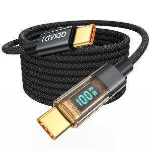 C&acirc;ble Usb C Vers Usb C 3M, 100W Cable Usb C Charge Rapide Pd 5A/20V C&acirc;ble Usb Type C Pour Iphone 16/15 Plus Pro Max, Samsung Galaxy S24 S23, Macbook Pro, Pad Pro, Tablet, Huawei, Google Pixel - Neuf