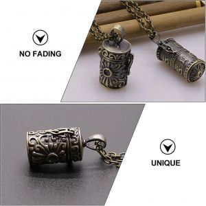 Collier Pendentif Ouvrable En Cuivre - Bijou Souvenir Léger, Durable Et Personnalisé, Cadeau Parfait Pour Toutes Les Occasions - Neuf