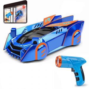 Promotion 2025 Infrared Creative wall climbing car toy children's supplies car model multi-color creative toy car-bleu - Neuf