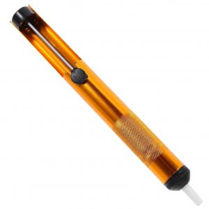 Mini pompe a dessouder manuelle sous vide, fabriquee en aluminium, pour une elimination efficace des residus de soudure et accessoires de nettoyage - Neuf