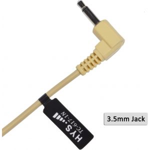 Écouteurs intra-auriculaires avec tube acoustique,3,5 mm,transparent,avec clip de fixation,casque de sécurité pour radio radio (beige,écouteurs + 1 tête champignon plus longue-2).[W30] - Neuf