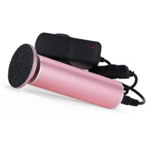 R&acirc;pe &Eacute;lectrique Pour Callosit&eacute;s (Vitesse R&eacute;glable), Soin Puissant Des Pieds Pour Femmes Et Hommes, Peau S&egrave;che Et Dure, Callosit&eacute;s, Rose - Neuf