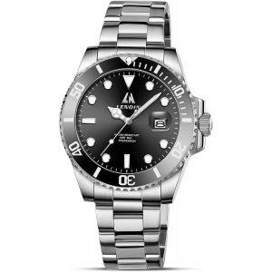 Kalanka-Montres Pour Hommes Montre &Eacute;tanche Au Quotidien Avec Bracelet En Acier Inoxydable Montre-Bracelet De Luxe Pour Hommes - Neuf