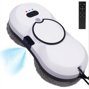 PSHCR10(PSW17S) Automatic Water Spraying Intelligent Window Cleaning Robot 20min battery life 2.4G Bluetooth remote control powerful suction force of 2800Pa 45mL ultrasonic single water spray - Neuf