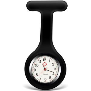 Shiba-Fob Watch Broche, Silicone Avec Aiguille/Clip, Lumière Nocturne, Conception De La Lutte Contre Les Infections, Médecin Infir[1 - Neuf