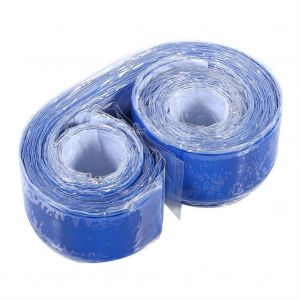 20 X V&eacute;lo De Route Cyclisme R&eacute;fl&eacute;chissant S&eacute;curit&eacute; Jambe Pantalon Clip Sangle Ceinture (Bleu) - Neuf
