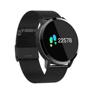 Montre Connect&eacute;e Q8 Pour Femmes Avec Moniteur De Fr&eacute;quence Cardiaque Et De Pression Art&eacute;rielle - Neuf