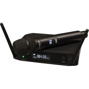 Microphone Sans Fil Syst&egrave;me Micro Uhf Portable Micro &Agrave; Main Pour Karaok&eacute;, Professionnel, Dj, Animation, Mariage, Conf&eacute;rence (Uhf-1M-F4 - Bande F4 : 865 Mhz) - Neuf