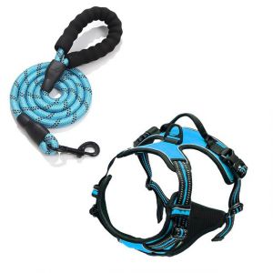 Harnais Réfléchissant Anti-Traction Pour Chien Avec Laisse, Idéal Pour L'entraînement En Extérieur - Neuf
