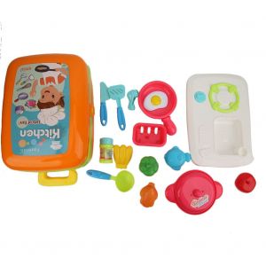 Enfants Enfants Jeu de role Cuisine Cuisiniere Refroidissement Ustensiles Vaisselle Cadeau Jouets interactifs - Neuf