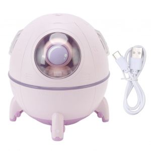 Hjlian Humidificateur De Capsule Spatiale Pour Astronaute, Mini Usb, Mignon, Brume, Lumiere D'ambiance - Neuf