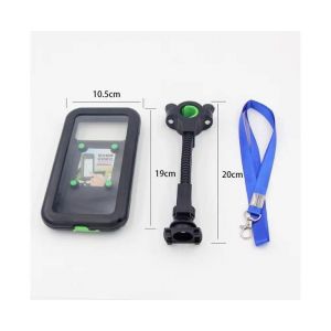 Sacoche Étanche Pour Téléphone Portable Pour Vélo Et Moto ¿ Écran Tactile, Anti-Vibrations, Angle Réglable, Avec Port De Charge - Neuf