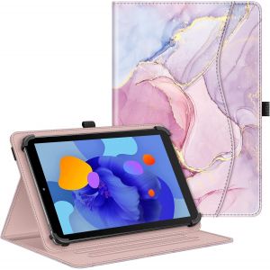 LORANKA-Coque Universelle pour Tablette 10 Pouces (9''-10.5''/10.9''/11''), Housse Multipositions pour Tablette TECLAST, Blackview, YESTEL, YOTOPT, MEBERRY, OSCAL etc, Marbre Glorieux - Neuf