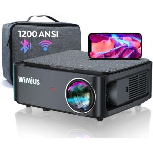 VornixorSarlshop-Vid&eacute;oprojecteur 4K WiFi Bluetooth, 35000 Lumen Full HD 1080P RetroProjecteur, Portable Projecteur 4K Support&eacute; Zoom 50% Home Cin&eacute;ma/Ext&eacute;rieur pour Phone/TV Stick/PS5 - Neuf