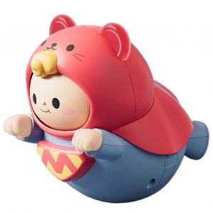 Jouet oscillant en forme d'animal, jouet oscillant en forme de cochon, hochet oscillant en forme de cochon avec sons de cloche, marionnette sensorielle apaisante, jouet pour enfants, tout-petits et - Neuf