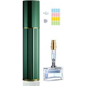 Sansh-Vaporisateur De Parfum Rechargeable De 10 Ml, Technologie De Remplissage Sans Entonnoir Vide, Vaporisateur De Parfum Pour Voyage, Sac À Main, Déplacements (Vert) - Neuf
