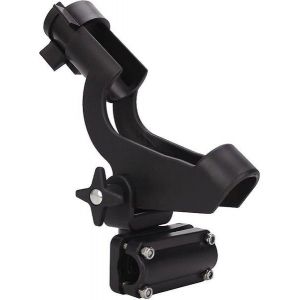 Support De Canne &Agrave; P&ecirc;che R&eacute;glable &Agrave; 360&deg; En Alliage D'acier Pour Bateaux Et Kayaks - Compact, Durable, Facile &Agrave; Installer, Accessoire De P&ecirc;che Id&eacute;al - Neuf