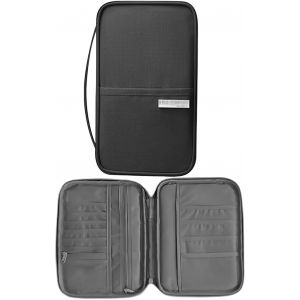 CAUC-Pochette Passeport Familial,Portefeuille Passeport, Portefeuille et Étui de Voyage,Etanche Organisateur de Documents de Voyage, pour Stockage Billet d'avion Cartes de Crédit Cartes d'Identité. - Neuf