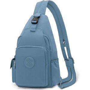 CHENG-Sacoche Homme Bandouliere Grande Capacité Sac de Poitrine Femme Sling Bag Petit Sac à Dos Sac Poitrine Sacoche Bandoulière pour Voyage Sports de Plein Air - Neuf