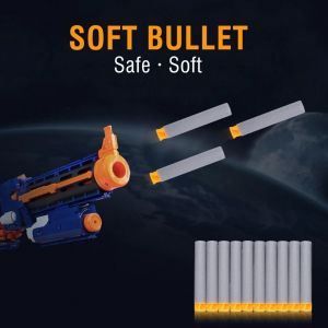 200pcs 7.2cm Soft Safety Eva Foam Refill Balls Fl&eacute;chettes Pour Enfants Toy Gun (Gris) - Neuf