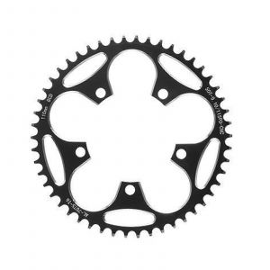 Plateau Rond Etroit Et Large A 5 Vis 130bcd/110bcd, Montage Direct Pour Pedalier Vtt, Rouge - Neuf