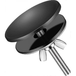 Couvercle de trou d'&eacute;vier de cuisine de 2 pouces Couvercle de trou de robinet Couvercle de robinet d'&eacute;vier de cuisine en acier inoxydable Couvercle de plaque d'arr&ecirc;t Bouchon m&eacute;tallique (noir mat) Wyel - Neuf