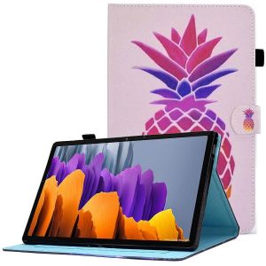 Pour Samsung Galaxy Tab S7 SM-T870 T875 S8 SM-X700 X706 Motif Impression PU Cuir Magnetique Couverture Ca - Neuf