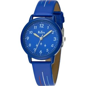 Bnhgc-Montre Enfants Montre Pédagogique Apprentissage Filles Garçon Montres Étanche Analogique Quartz Montre Bracelet Cuir Time Teacher, Cadeaux Pour Enfant 3-12 Ans - Neuf