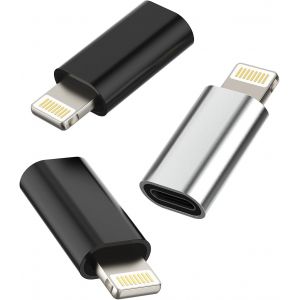 Adaptateur Lightning Charge(3Pack)Usb C Femelle A Pour Iphone14 Pro C&acirc;ble Type-C Jack Chargeur Pour Apple Mfi Certifi&eacute; Type C Prise Adaptateur Ipad Rapide Chargeur Adaptateurs Convertisseur [Z1079] - Neuf