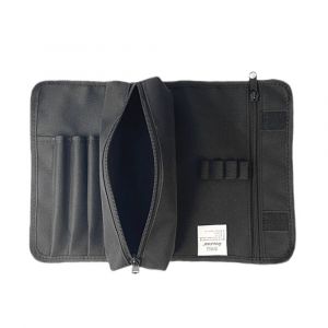Sac à outils, sac à outils, outils d'électricien, matériel d'électricien, sac à outils enroulable en toile durable 36 x 25 cm, sac de rangement étanche pour outils de quincaillerie (noir) - Neuf