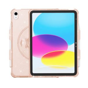 Coque Shockproof Glitter Pour Ipad 11 (11e Et 10e Génération) 2022/2025 Avec Support - Or - Neuf