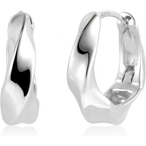 Kal-Boucles D'oreilles En Argent 925 Femmes, Petites Boucles D'oreilles Cr&eacute;oles Hypoallerg&eacute;niques Mini Boucles D'oreilles &Eacute;paisses Petites Boucles D'oreilles Huggie Petites Larges Cr&eacute;oles - Neuf