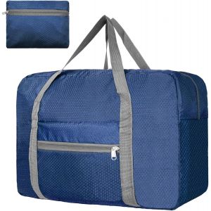 KALANKA-Sac de voyage pliable pour cabine d'avion Easyjet - 45 x 36 x 20 cm - Pour homme et femme, bleu marine, Without Shoulder Strap, Sac de voyage - Neuf