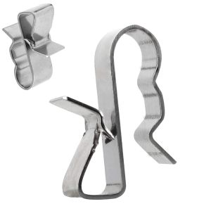 50 pi&egrave;ces Clips de C&acirc;ble,Serre-C&acirc;bles en acier Inoxydable,Sterilisateur bocaux conserves,Fixation de c&acirc;ble support de c&acirc;ble,Fixation panneau solaire - Neuf