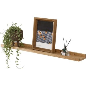 Cauc-Gieanoo &Eacute;tag&egrave;re Flottante, 50 Cm, En Bois De Ch&ecirc;ne Massif, &Eacute;tag&egrave;re Rustique, &Eacute;tag&egrave;re Murale Avec Radiateur &Agrave; L&egrave;vre, &Eacute;tag&egrave;re D'affichage Pour Salon, Cuisine, Chambre &Agrave; Coucher, Salle De Bain - Neuf
