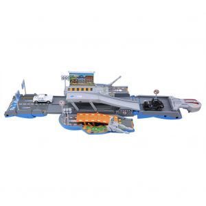Piste de deformation urbaine, parking pour voitures avec lumieres et son (bleu) - Neuf