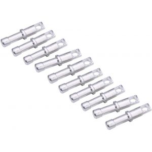 Yemaesre-Embout For Poteau De Tente, 10pcs Embouts De Bouts De Tente Léger For Kit De Remplacement En Alliage D'aluminium For Tiges De 8,5 Mm - Neuf