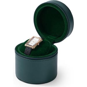 Kal-Boîte À Montres En Cuir Pu Boîte De Rangement De Montre Boîte D'affichage De Montre Organisateur Pour Hommes Anniversaire Fête Des Pères Anniversaire Saint Valentin (Vert) - Neuf